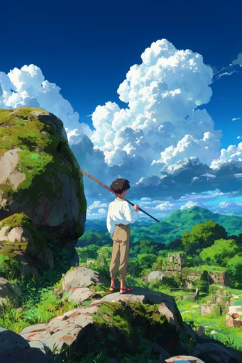 Ethereal Anime Vistas moodboard — generate AI images in this style
