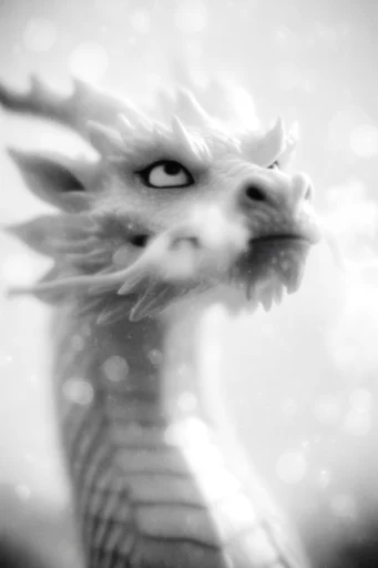 Ethereal Monochrome Noir style reference image — soft focus