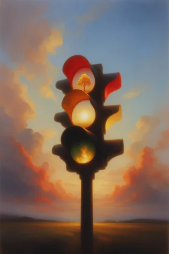 Ethereal Surrealist Romanticism style reference image — magical realism