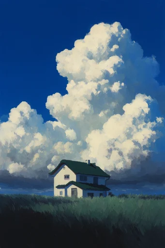 Surreal Nocturnal Cerulean style AI image example 4