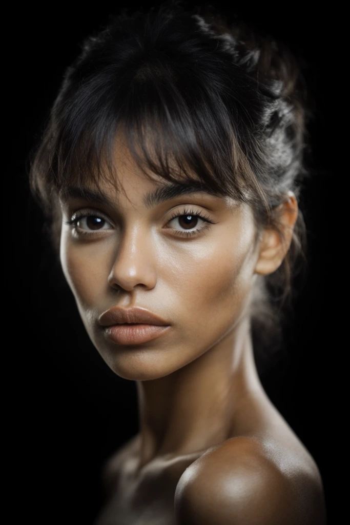Dramatic Chiaroscuro Realism style AI image example 1