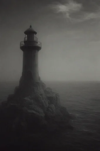 Monolithic Atmospheric Solitude style reference image — film grain