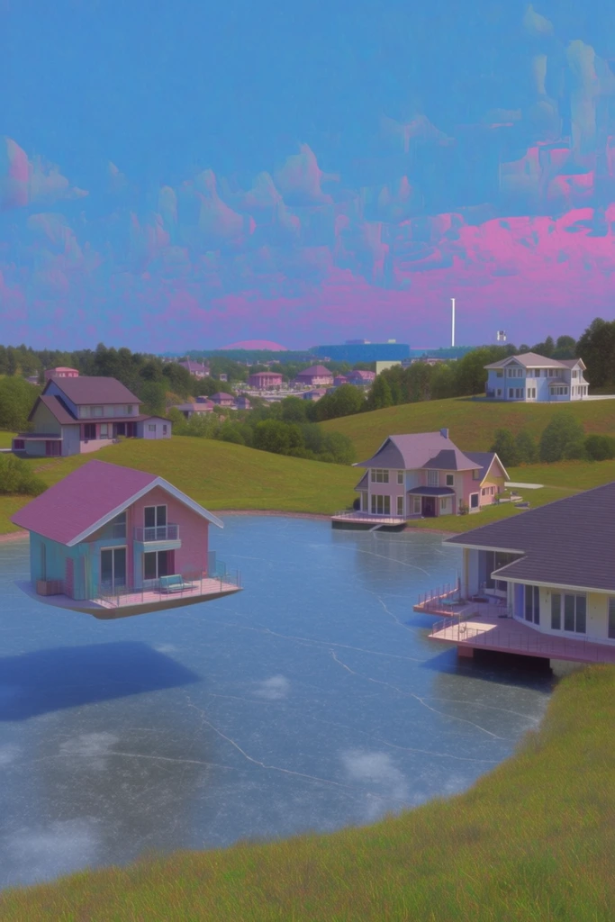 Hyper-Saturated Surreal Pop style AI image example 2