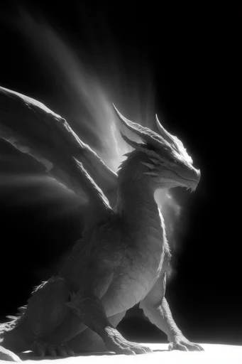 Stark Cosmic Noir style reference image — stark celestial silhouettes