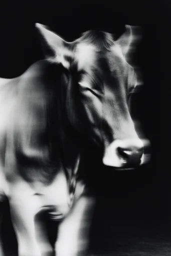 Kinetic Spectral Noir style reference image — long exposure ghostly effect