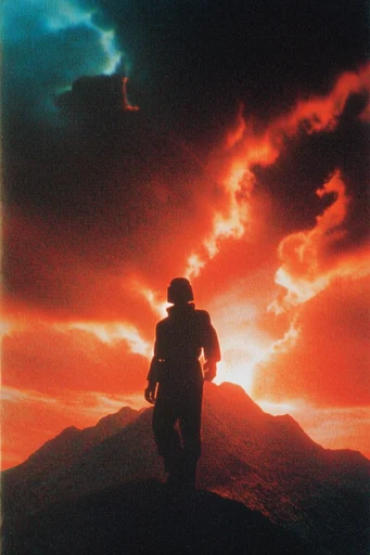 Analog Apocalyptic Radiance style reference image — analog film grain