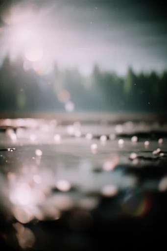 Luminous Ethereal Haze style reference image — prismatic light leaks