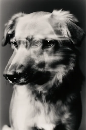Monochrome Surrealist Noir style reference image — avant-garde noir