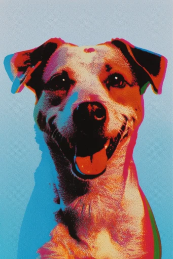 Gritty Retro Pop style reference image — high-contrast pop art