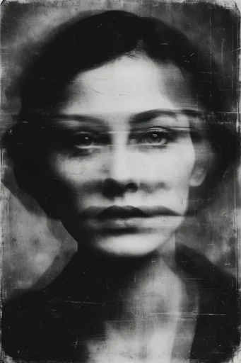 Spectral Analog Gothic style reference image — vintage photographic decay