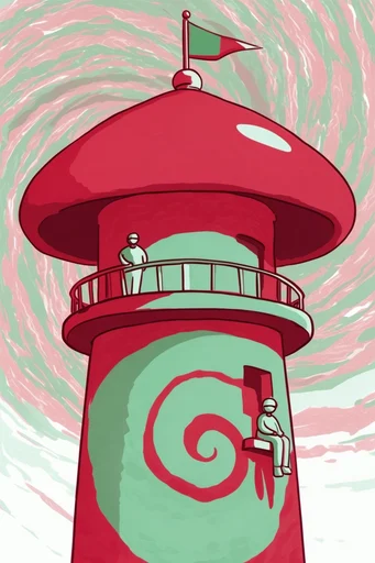 Graphic Surreal Pop style reference image — 90s retro anime influence
