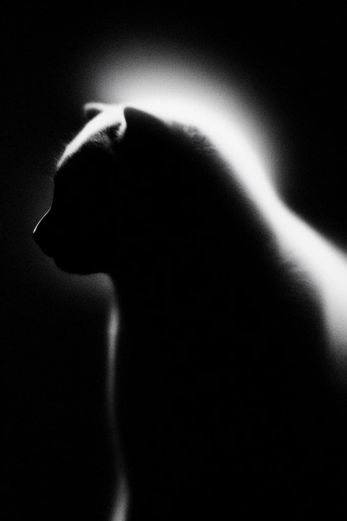 Luminous Noir Abstraction style AI image example 3