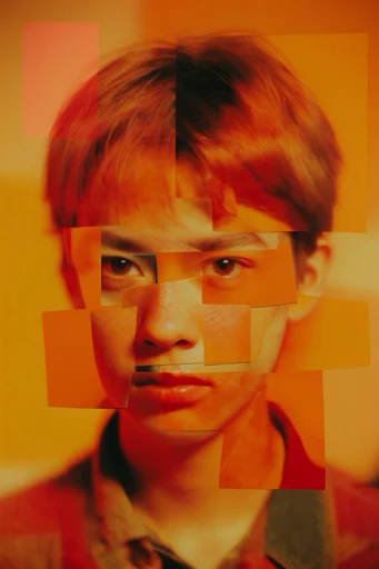 Fragmented Analog Collage moodboard — generate AI images in this style
