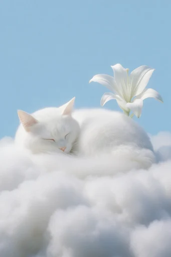 Ethereal Cloud Minimalism style reference image — serene dreamscape