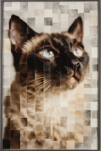 Monochrome Archival Assemblage style reference image — distressed tactile surface