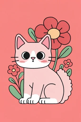 Graphic Playful Pop style reference image — bold vector outlines
