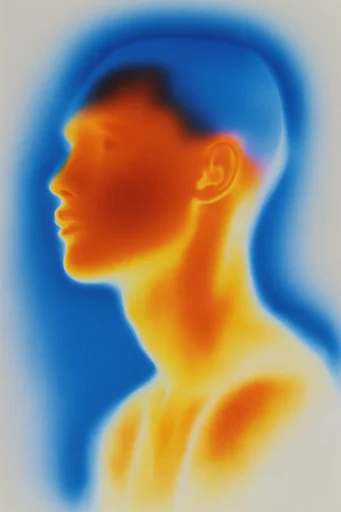 Radiant Thermographic Aura style reference image — psychedelic aura
