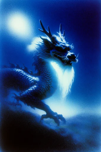 Ethereal Nocturnal Cyan style reference image — atmospheric haze