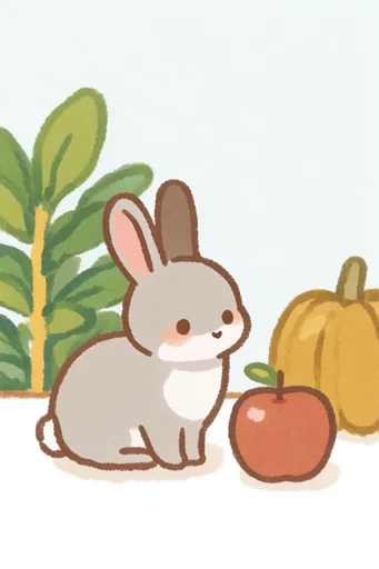 Cozy Whimsical Storybook style reference image — kawaii character design