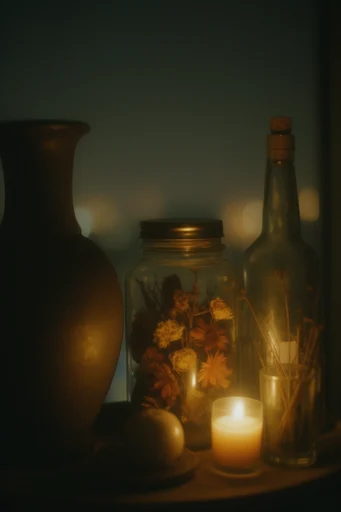 Nostalgic Cinematic Melancholy style reference image — cinematic low-key lighting