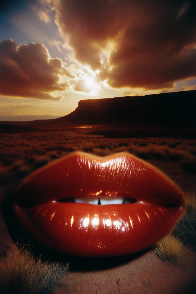 Crimson Analog Editorial style AI image example 2