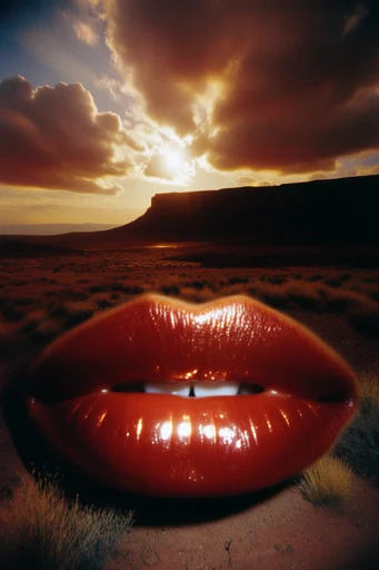 Crimson Analog Editorial style AI image example 2