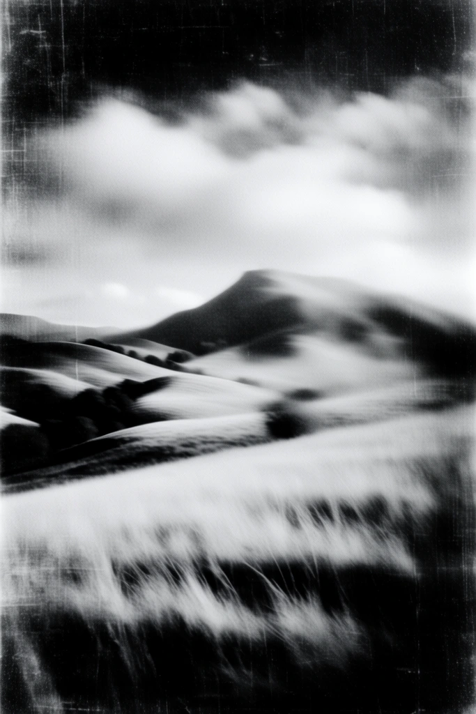Monochrome Spectral Noir style AI image example 2