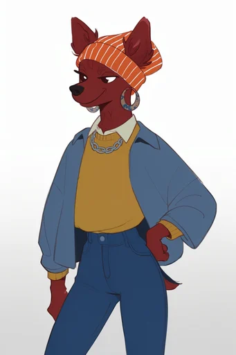 Dynamic Stylized Character Design style reference image — expressive character design