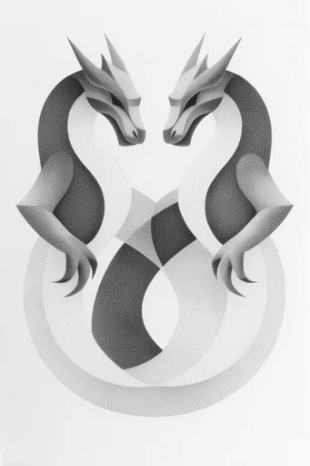 Graphic Halftone Brutalism style reference image — vintage print texture