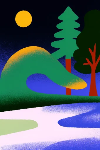 Textured Vibrant Fauvism style AI image example 2