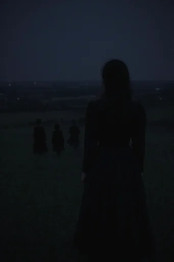 Cinematic Nocturnal Noir style AI image example 2