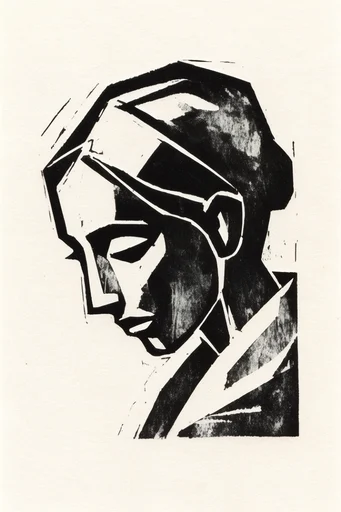 Monochrome Print Noir moodboard — generate AI images in this style