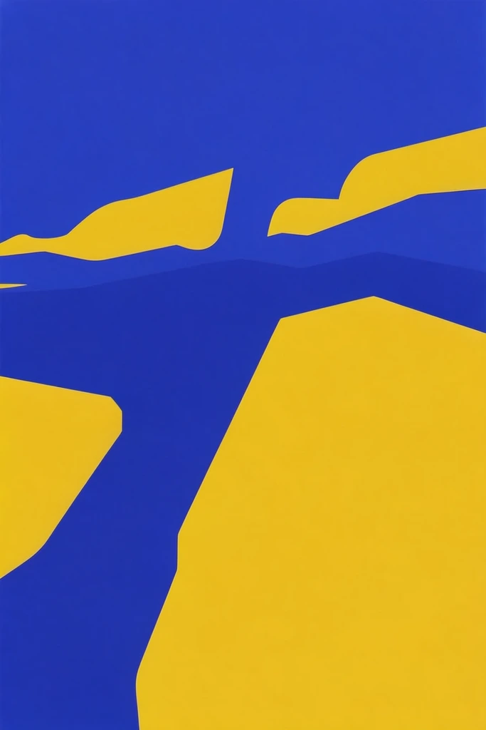 Tactile Cobalt Minimalism style AI image example 2