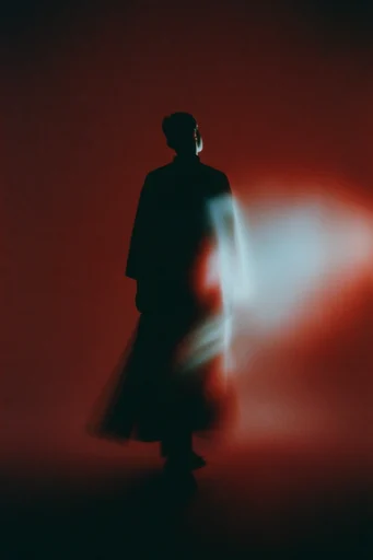 Crimson Cinematic Surrealism moodboard — generate AI images in this style