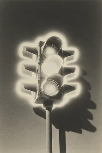 Spectral Scientific Surrealism style reference image — scientific darkroom aesthetic
