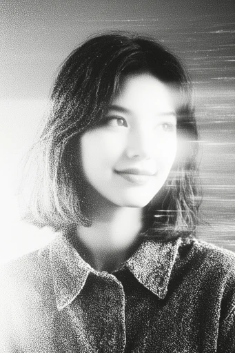 Ethereal Noir Grain style reference image — chiaroscuro lighting