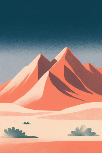 Modern Retro Printmaker style reference image — risograph texture