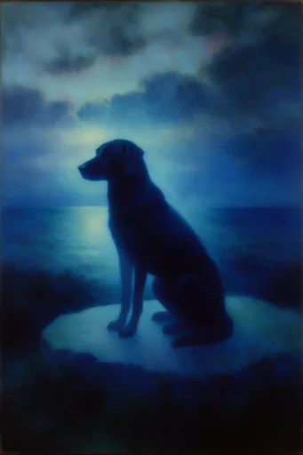 Luminous Nocturnal Impressionism style reference image — mystical symbolism