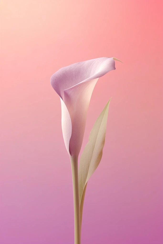 Luminous Botanical Minimalism style AI image example 2