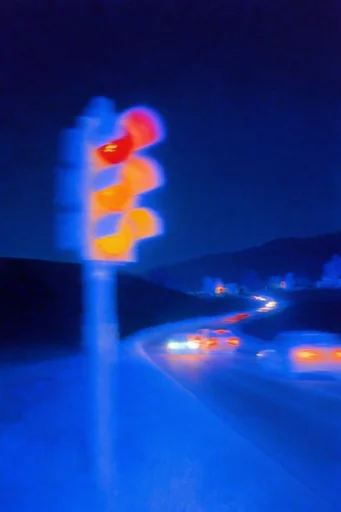 Kinetic Luminous Nocturne style reference image — kinetic energy