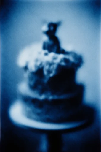 Ethereal Nocturnal Minimalism style reference image — cyanotype aesthetic