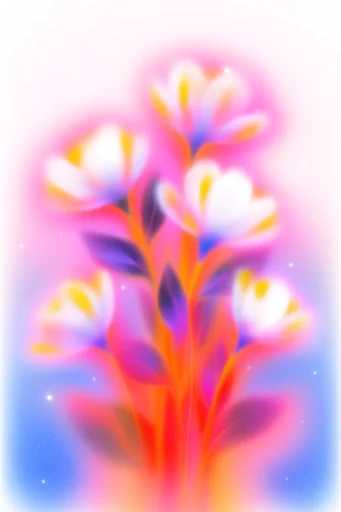 Ethereal Thermal Aura style reference image — vibrant color bleed