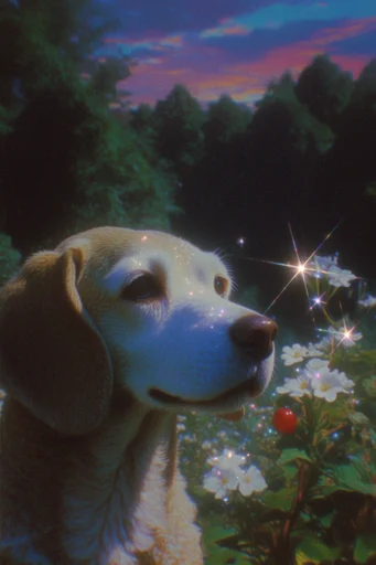 Ethereal Twilight Dreamcore style reference image — soft glow bloom