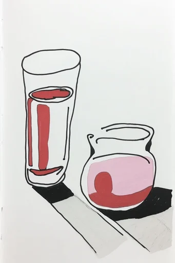 Playful Minimalist Ink style reference image — whimsical line art