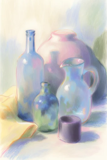 Ethereal Pastel Impressionism style reference image — dreamy impressionistic texture