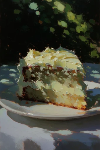 Luminous Impasto Atmosphere style reference image — shimmering caustic reflections