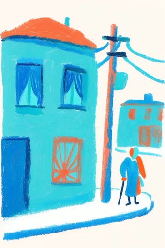 Expressive Fauvist Sketchbook style reference image — cream background