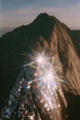Prismatic Nocturnal Glamour style reference image — starburst lens flare