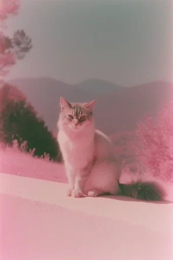 Surreal Infrared Americana style reference image — cinematic nocturne