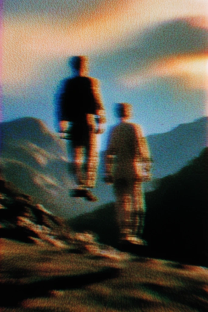 Analog Glitch Nostalgia style AI image example 2